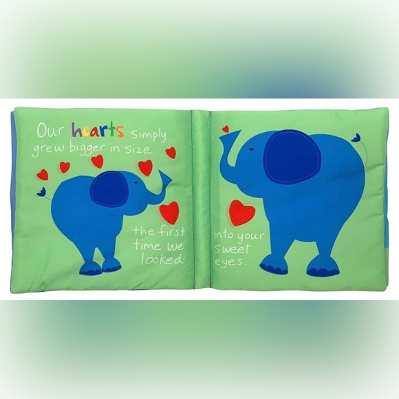 NIB Sandra Magsamen Welcome Little One Interactive Baby Crinkle Soft Cloth Book - Picture 3 of 5